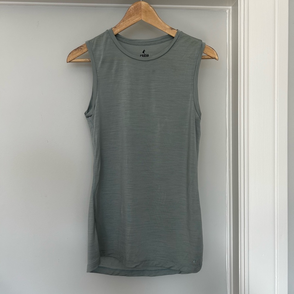 Ridge Merino Tencel/Merino Tank, Wild Sage, size XS